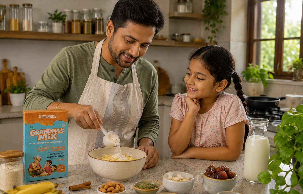 Grandma’s Banana Jaggery Porridge