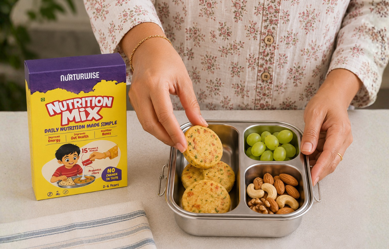 Nutrition Mix Cheesy Mini Pancakes